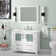 Arroyos 36'' Single Bathroom Vanity with Ceramic Top with Mirror