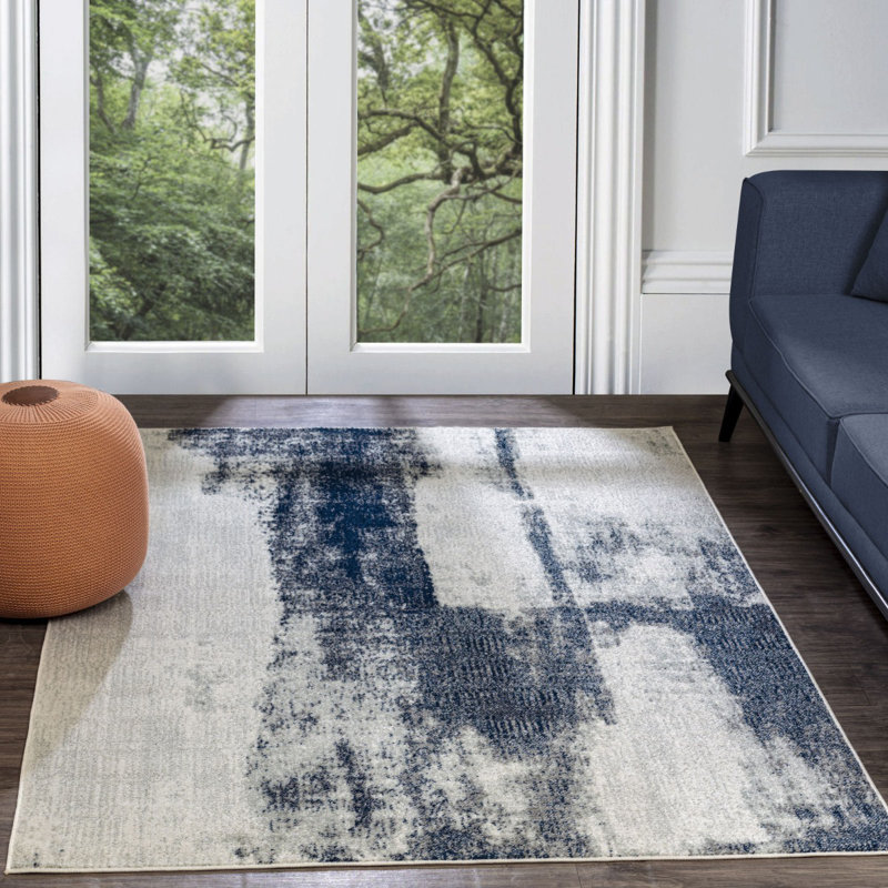 Beyanka Abstract Machine Tufted Area Rug, Rectangle 120 x 170 cm