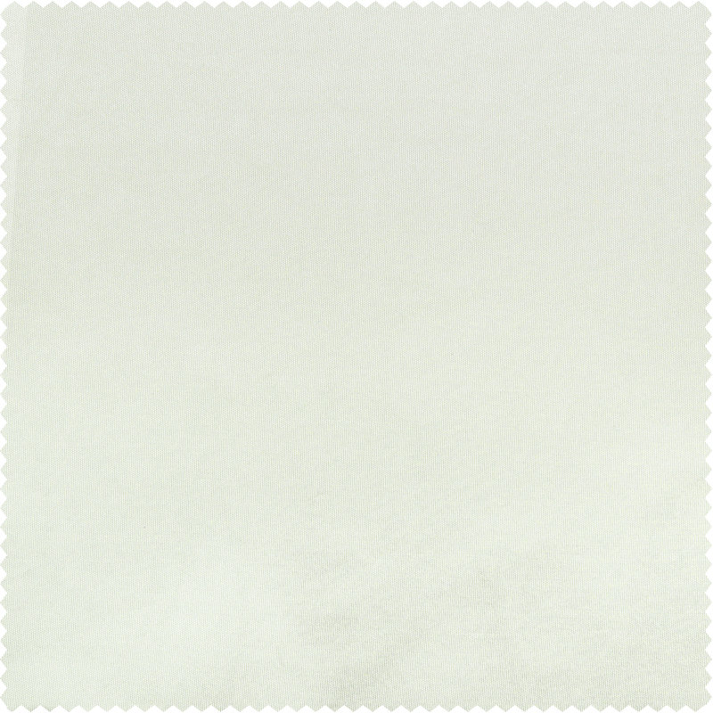 Avedon Rod Pocket Blackout Thermal Faux Silk Taffeta Single Curtain Panel, Eggshell, 50" W x 96" L