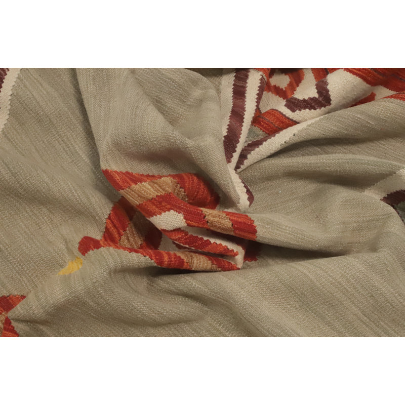 Tapis kilim vibrant fait à la main 9 x 12