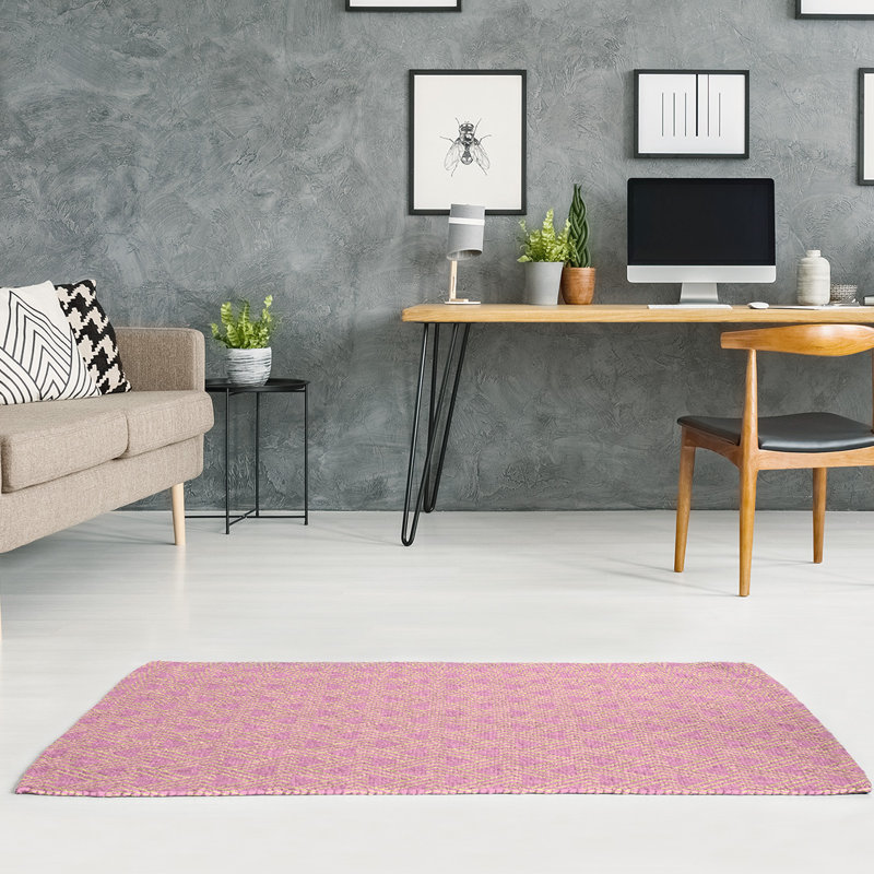 Chenille Geometric Indoor Rug, Rectangle 4' x 6'