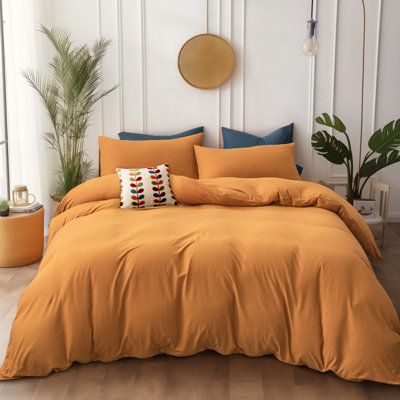 HOME BEDDING Jersey Cotton Duvet Cover Set