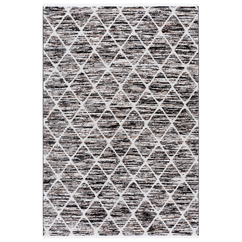 Mila 240 Performance Geometric Rug, Runner 2'2" x 8'