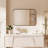Cozy Design Tempered Glass Framed Wall-Mounted Bathroom Vanity Mirror-102799389-102799395-102799396