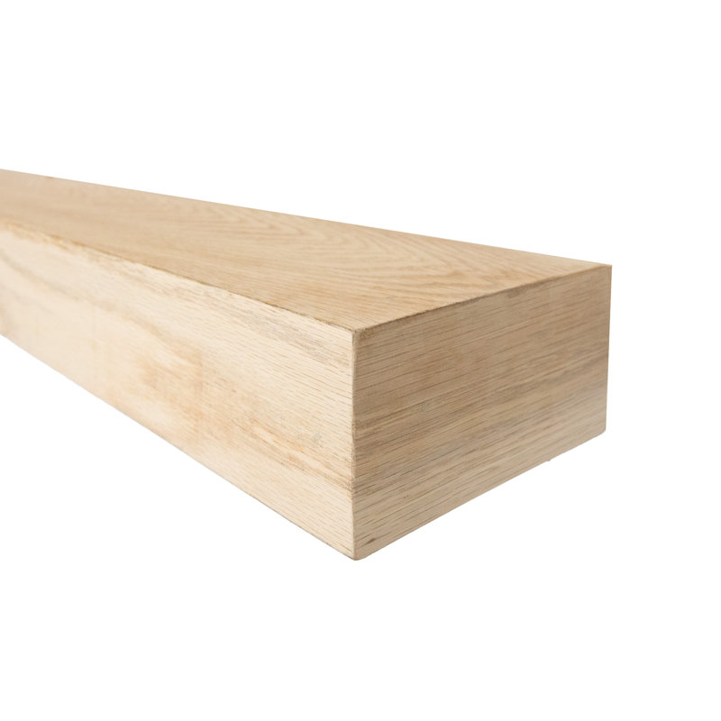 Emerald Lee Oak Floating Shelf, 3" H x 27" W x 7" D