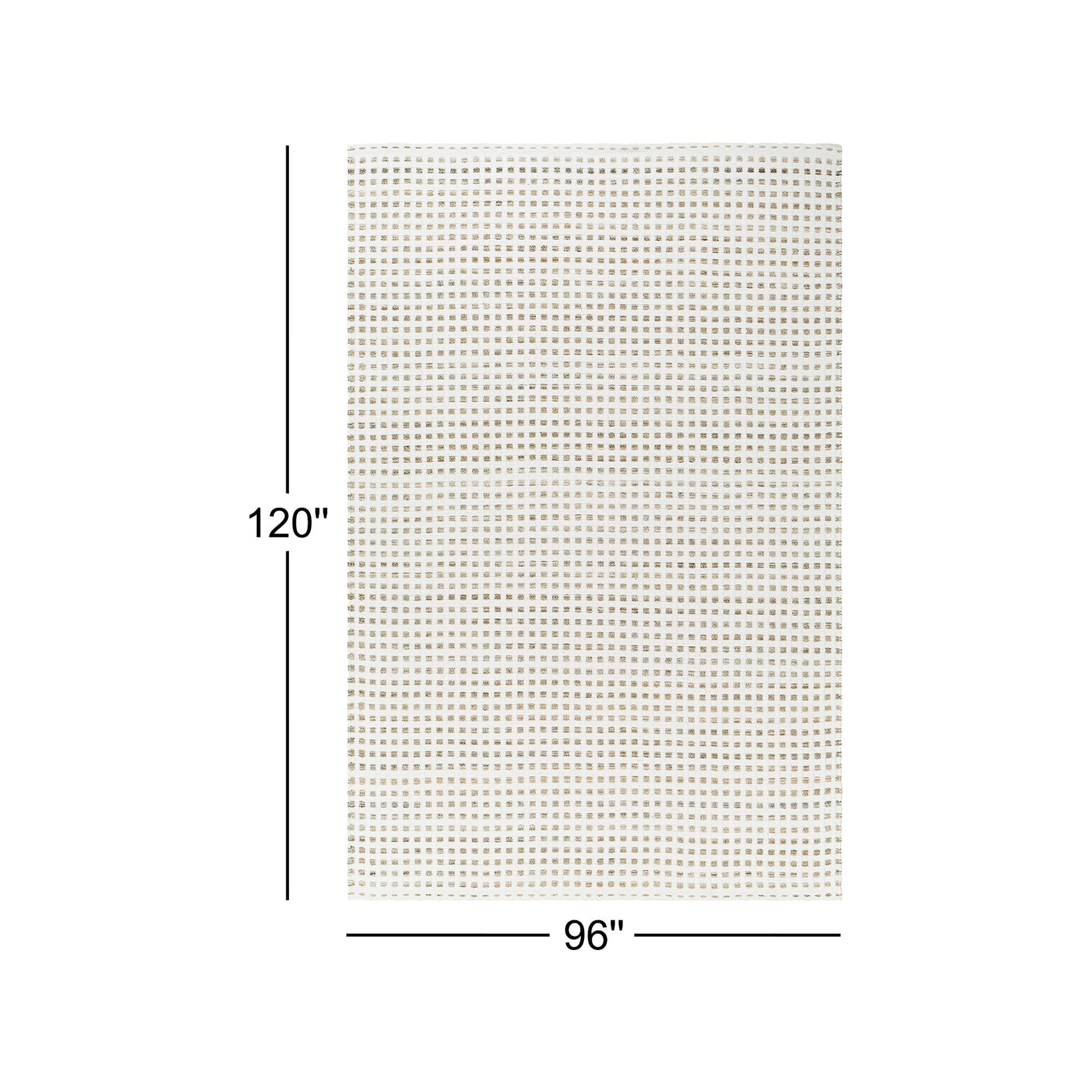 Gilson Handmade Recycled P.E.T Indoor/Outdoor Rug, Beige, Rectangle 8' x 10'