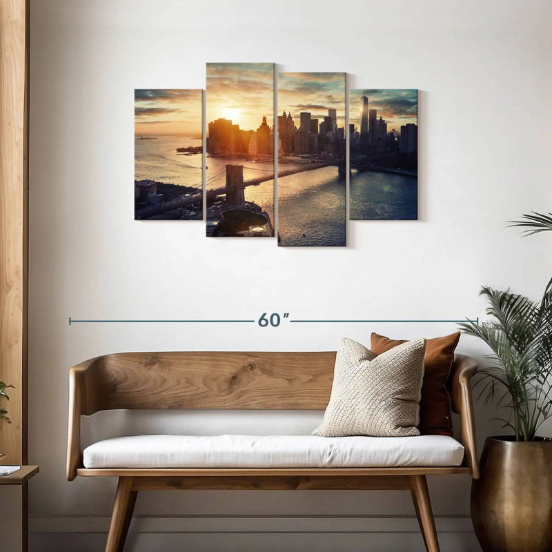 Sireci Manhattan After Sunset, 27" H x 43" W