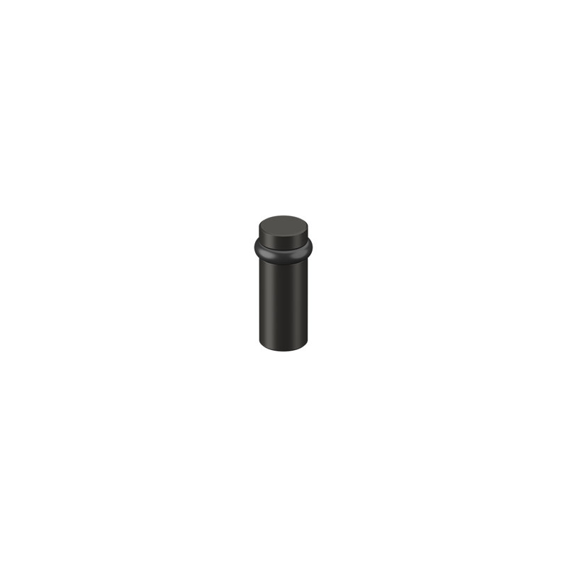 Deltana UFB6000U26 ROUND UNIVERSAL FLOOR BUMPER 3", SOLID BRASS in Polished Chrome, Oil Rubbed Bronze