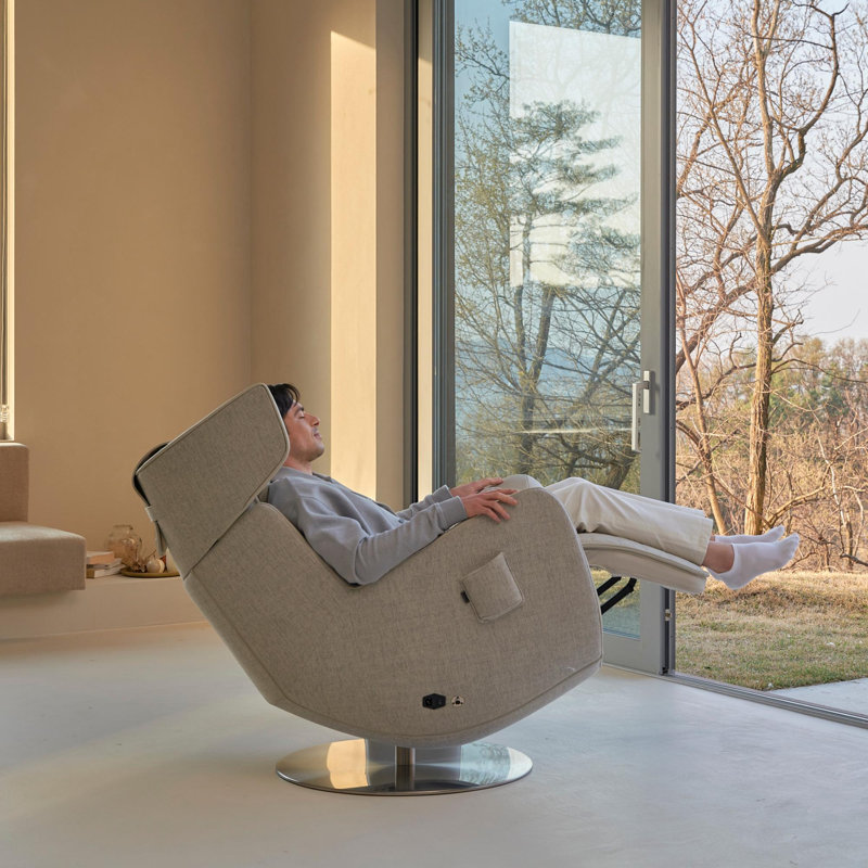 Fauteuil de massage chauffant Nouhaus, Blanc
