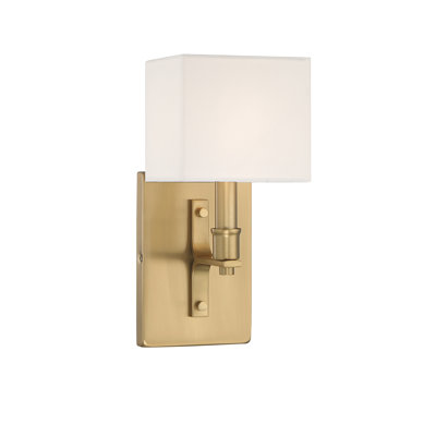 Collins 1-Light Wall Sconce in Warm Brass