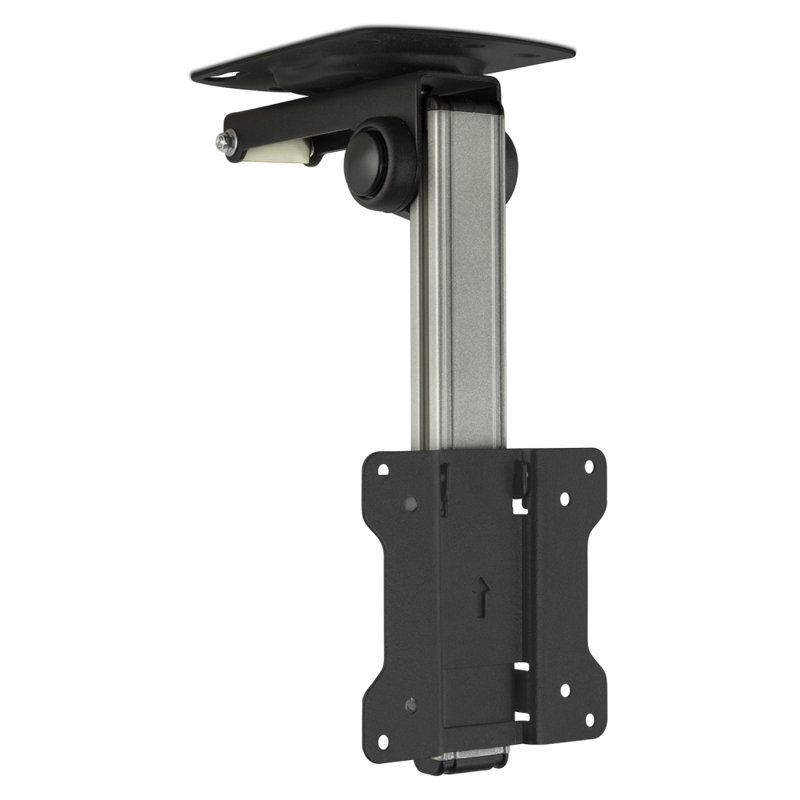 Fixez-le ! Support de fixation au plafond pliant avec bras rétractable pour téléviseur | Convient aux téléviseurs de 13 à 27 po