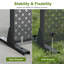 Leif 72''H Metal Privacy Screen-121301687