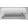D-Code 63" x 28" Drop In Soaking Bathtub