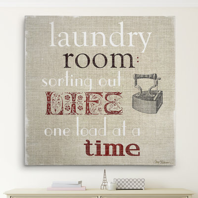 " Laundry Room " Textual Art Print