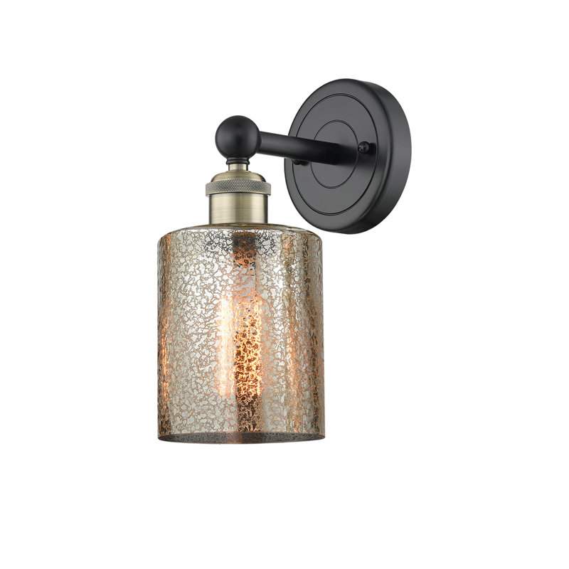 Chilchinbito Armed Sconce, Mercury, Black Antique Brass