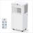 8000 Btu Portable Air Conditioner With 3-in-1 Cooling, Dehumidifying, And Fanning Functions, Remote Control, 24-hour Timer, Sleep Mode, Adjustable Thermostat, Window Kit, And Energy-efficient Design
