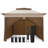 11x11 ft Patio Pop Up Canopy Gazebo with Side Walls, Outdoor Shelter Tent with Carry Bag and Weights-120195757