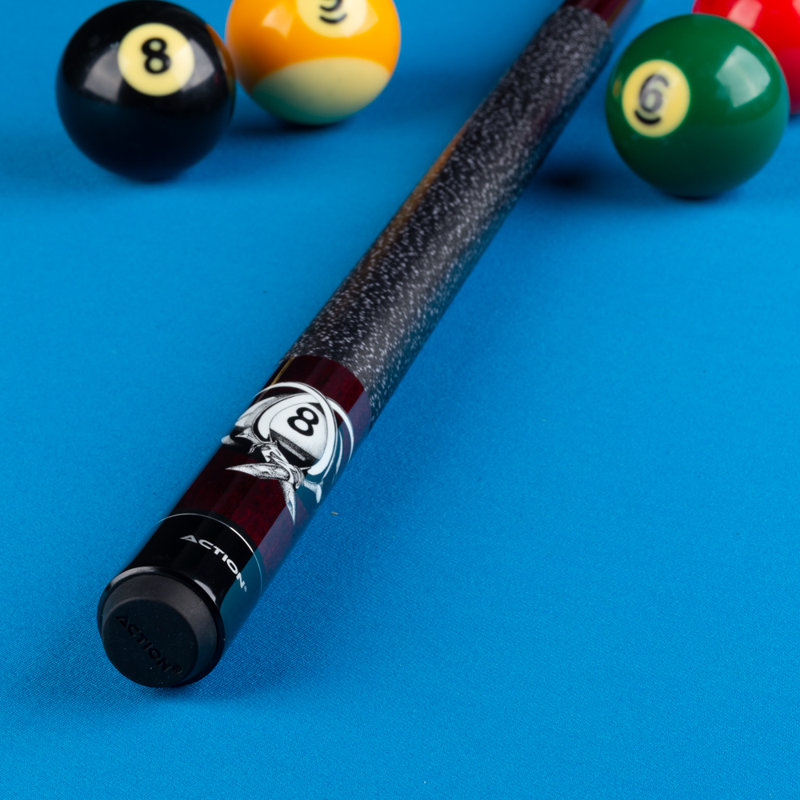 Action Adventure Reaper Pool Cue, Red, 21 oz.