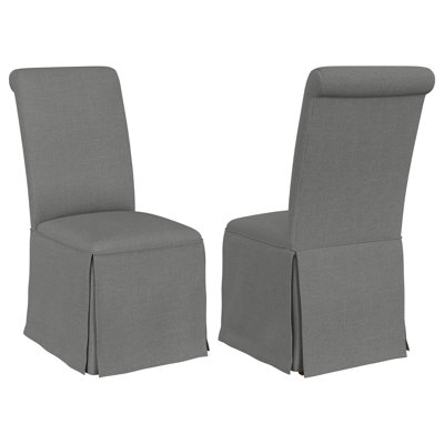 Chaise rembourrée à jupe Atalyia