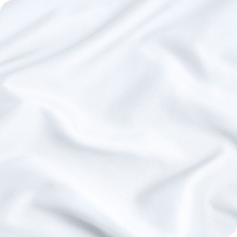 Microfiber Pillowcase Set Envelope Closure, California King Pillow Case, White