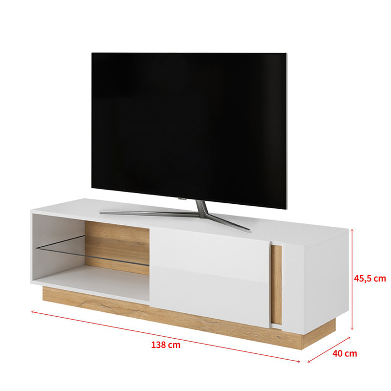 Armagh Unfinished TV Stand for TVs up to 60", White
