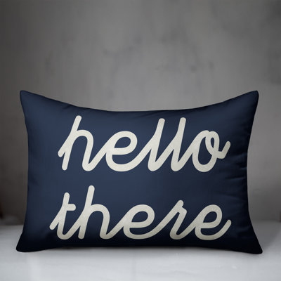  Hello There Outdoor Rectangular Pillow Cover & Insert