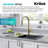 Oletto Single Handle Pull-Down Kitchen Faucet-53024489
