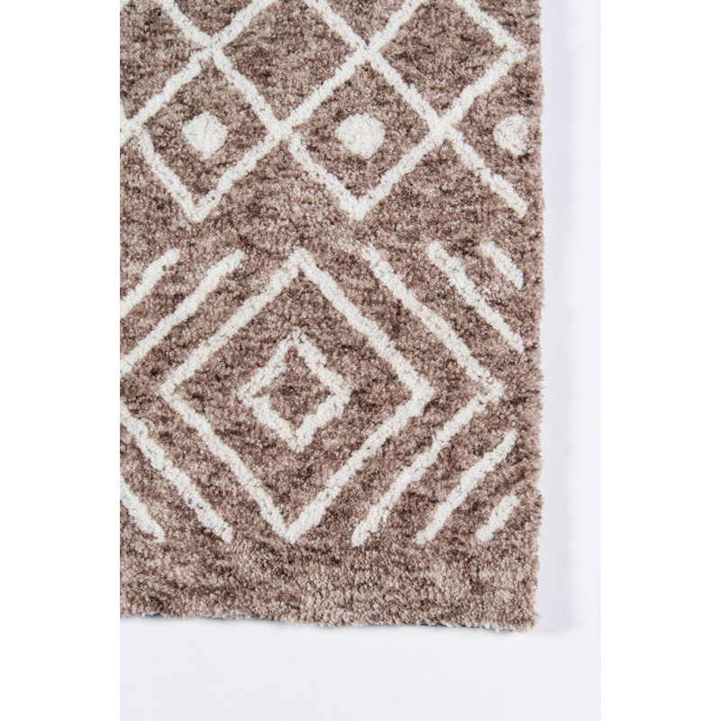 Tapis taupe touffeté Krausgrill, Rectangle 9 pi x 12 pi