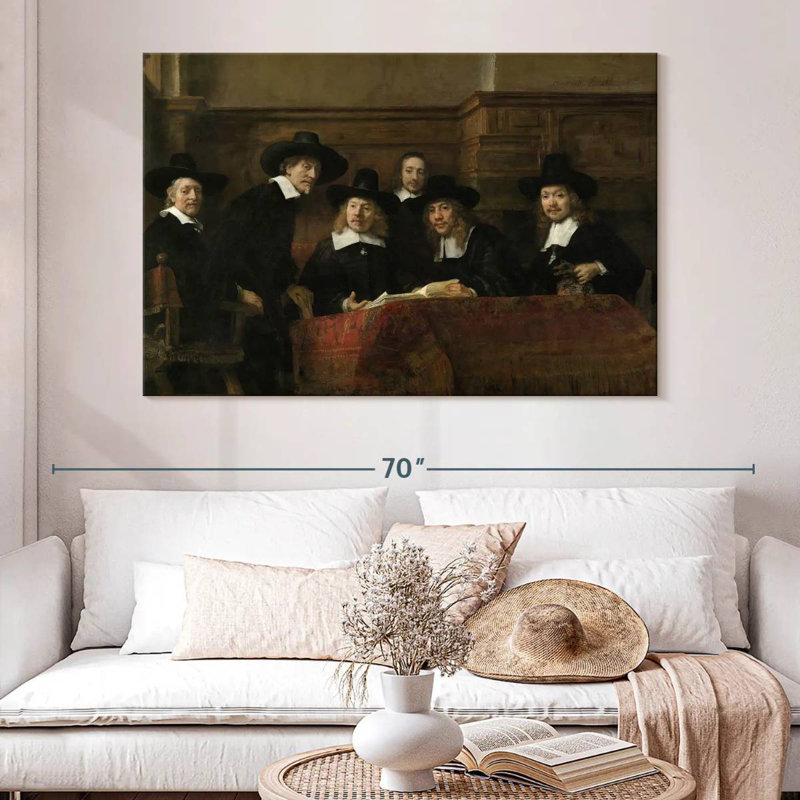 Leisha The Syndics, 34" H x 51" W