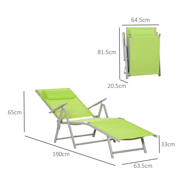 Brenee 63.5cm Long Reclining Single Chaise