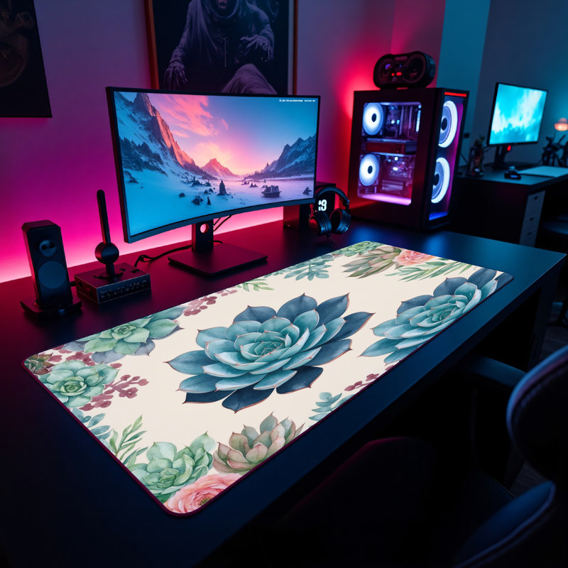 Polyester Desk Pad, 23.6x13.8