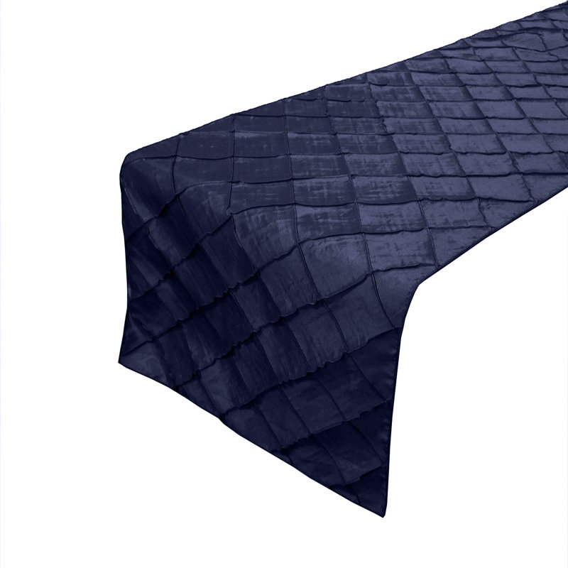 Solid Color Table Runner, 120" x 12", Navy