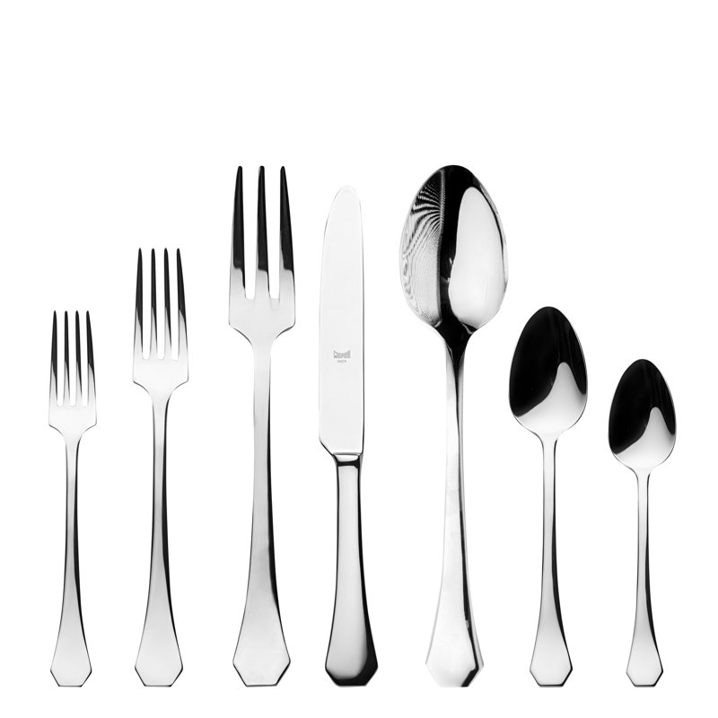 Moretto Flatware Set - 32 Pieces - Stainless Steel, Stainless Steel