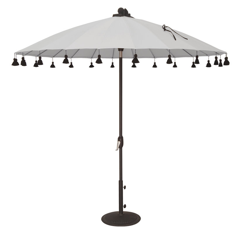 Parasol de marché 8 pi Schaeffer, Toile Sunbrella® naturel