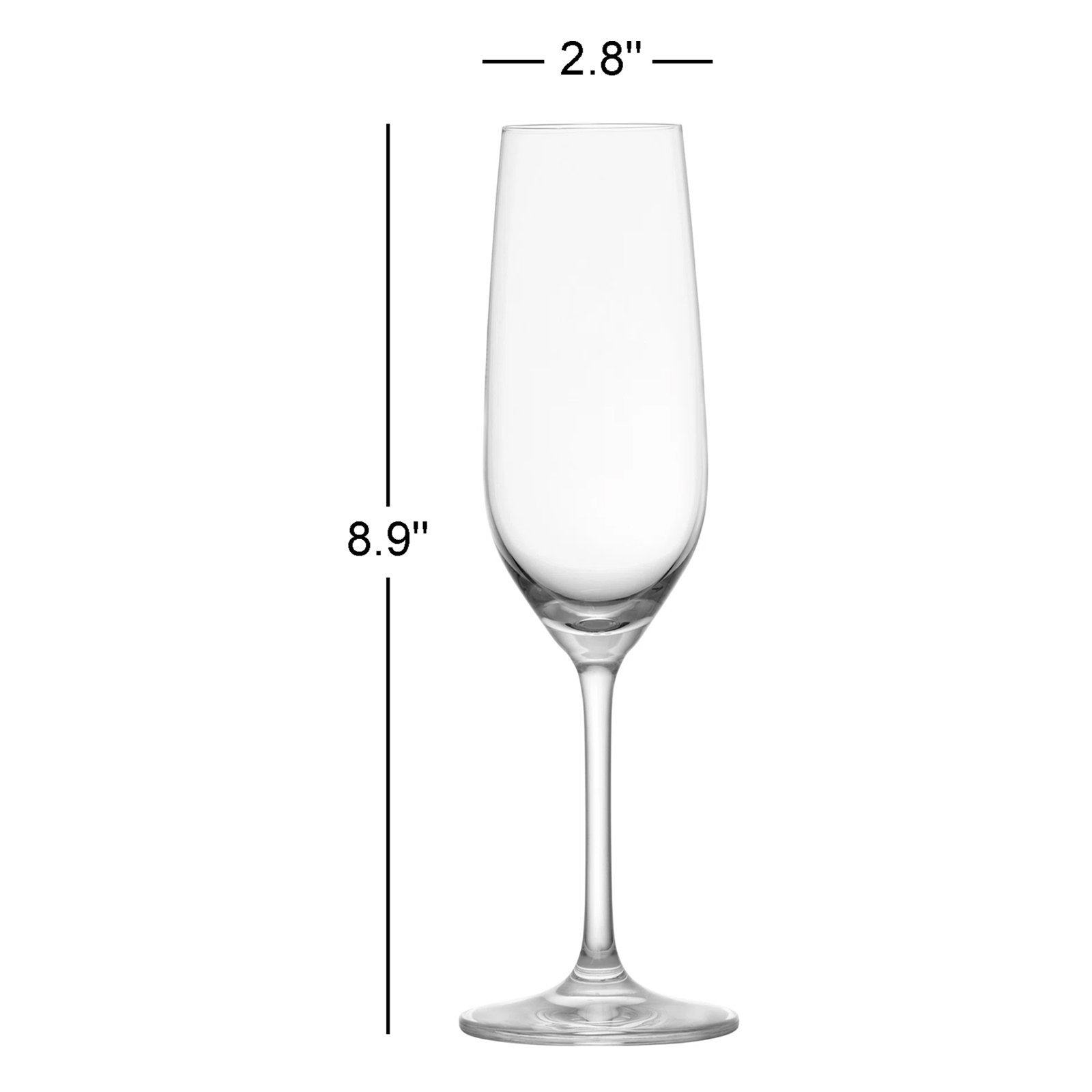 Forte 8 oz. Crystal Flute
