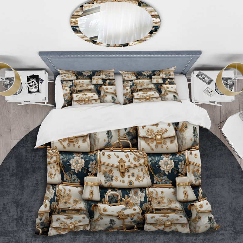 Ensemble de housse de couette Fashion Luxuy, Housse de couette pour très grand lit et 2 très