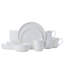 Samantha 16-Piece Lightweight Chip-Resistant Bone China Dinnerware Set, Service for 4