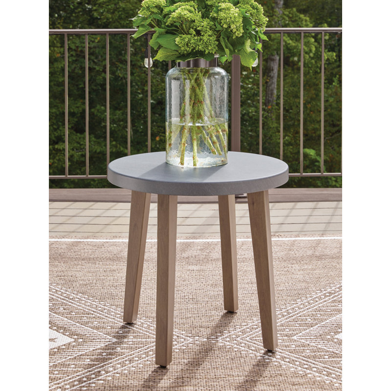 Claritsa Outdoor End Table