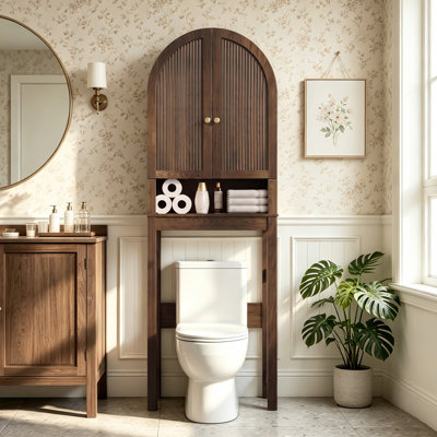 Armoire de rangement au-dessus de la toilette pour salle de bain