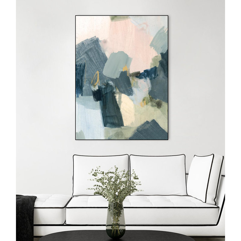 «Lago I» par Victoria Barnes, reproduction sur toile flottante, H 24 po x l 18 po