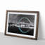 Gateshead Millennium Bridge in Abstract - Picture Frame Graphic Art Print-55726934-55726935