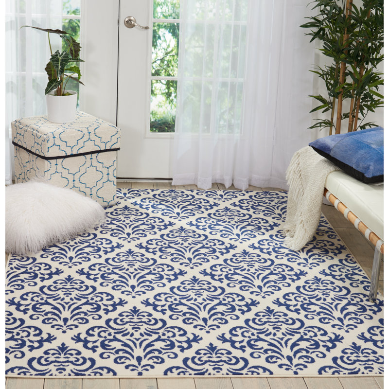 Florissant Damask Indoor Rug, Runner 2'3" x 7'6"