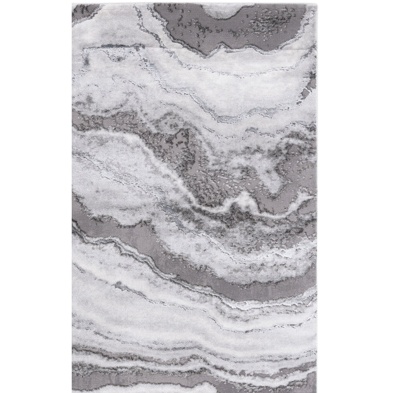 Quiln Performance Abstract Rug, Runner 2'3" x 8'