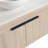 Modern Float Bathroom Vanity With Ceramic Basin Set