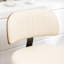 Tabouret de bar rembourré Oundle de style moderne du milieu du siècle avec dossier en bois incurvé et repose-pieds en métal (ensemble de 4)-531413511-531413562