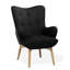 Carwile Upholstered Wingback Chair With Footstool-38052726
