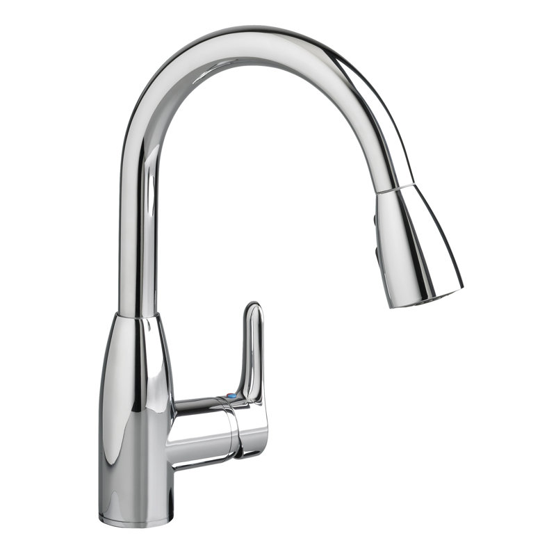 Robinet de cuisine à poignée simple Colony, Chrome poli