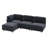 Modular Sectional Sofa with Hidden Storage and Convertible Design