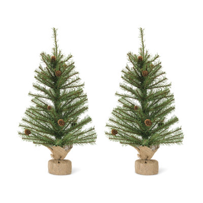 26'' Faux Pine Tree in Freestanding