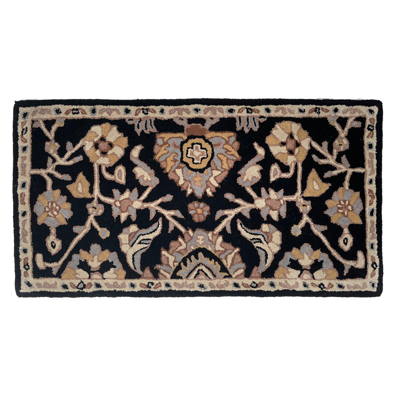 Hearth Rug, Half-circle 1'10" x 3'8"